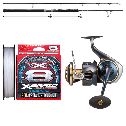 Daiwa - 25 SALTIGA 18000-H + Ripple Fisher - RunnerExceed FINAL STAND UP 83HH Topwater Combo