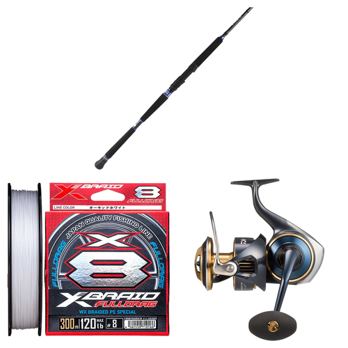 Daiwa - 25 SALTIGA 18000-H + Samurai - X-Tracta Pop 7'6 Topwater Combo