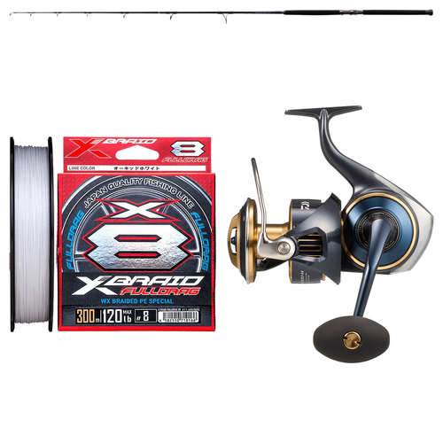 Daiwa - 25 SALTIGA 18000-H + Zenaq - Expedition EP83-6 Trevally Travel Topwater Combo