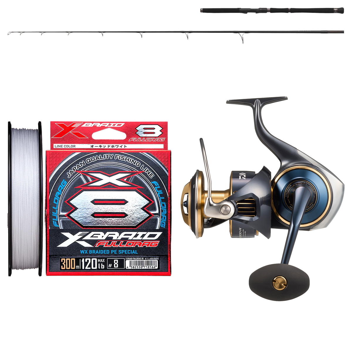 Daiwa - 25 SALTIGA 18000-H + Zenaq - SINPAA SC83-95 Hiramasa Topwater Combo