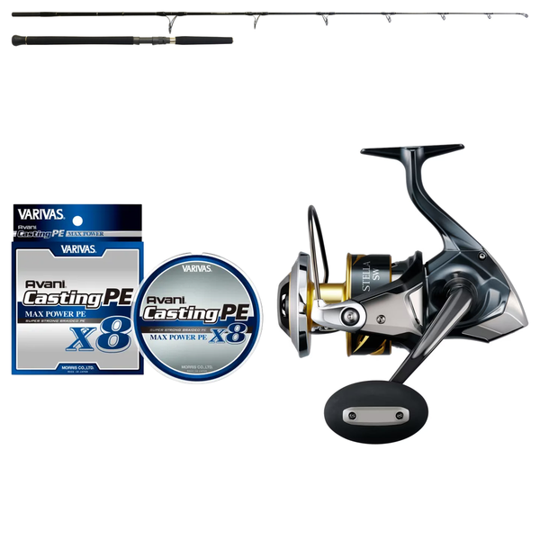Shimano - 25 STELLA SW 14000XG + Yamaga Blanks - BlueSniper 82/6 Topwater Combo