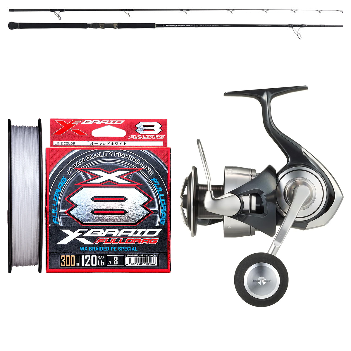 Daiwa - 24 CERTATE SW 6000-H + Ripple Fisher - RunnerExceed 102M Plug Nano Shorecasting Combo
