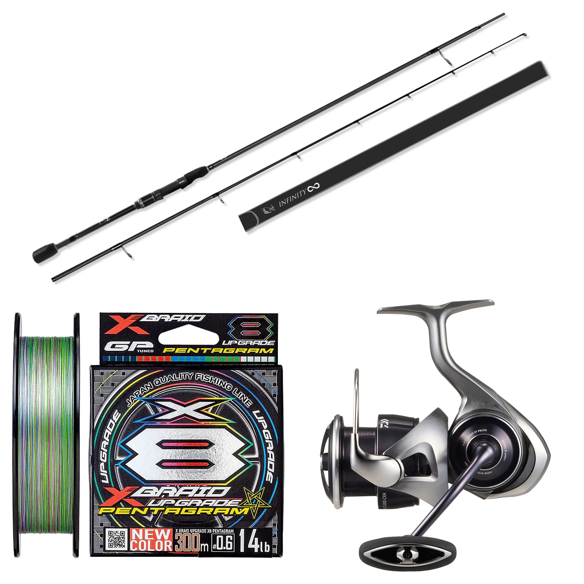 Daiwa - 25 CALDIA LT4000-CXH + Assassin - Infinity 72H Softbaiting Combo
