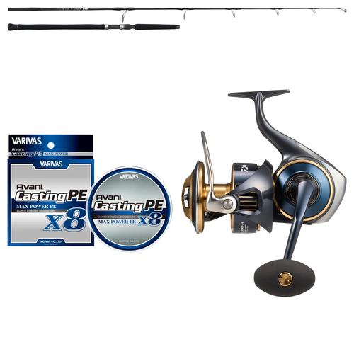 Daiwa - 25 SALTIGA 20000-H + Ripple Fisher - Big Tuna 710RT Japan Special Topwater Combo
