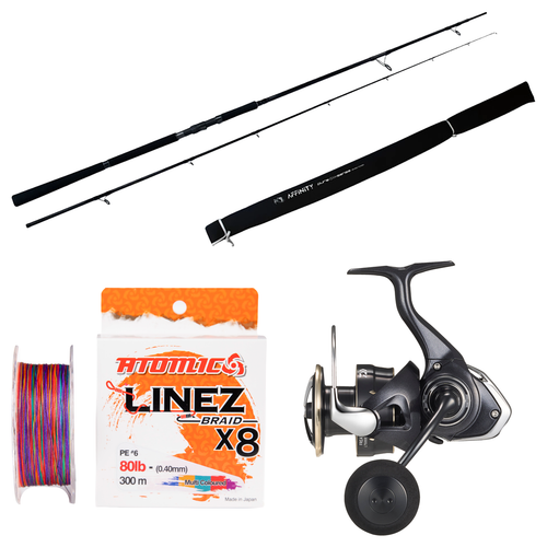 Daiwa - 26 FREAMS LT5000D-CXH + Assassin - Affinity 11XH Topwater Shorecasting Combo