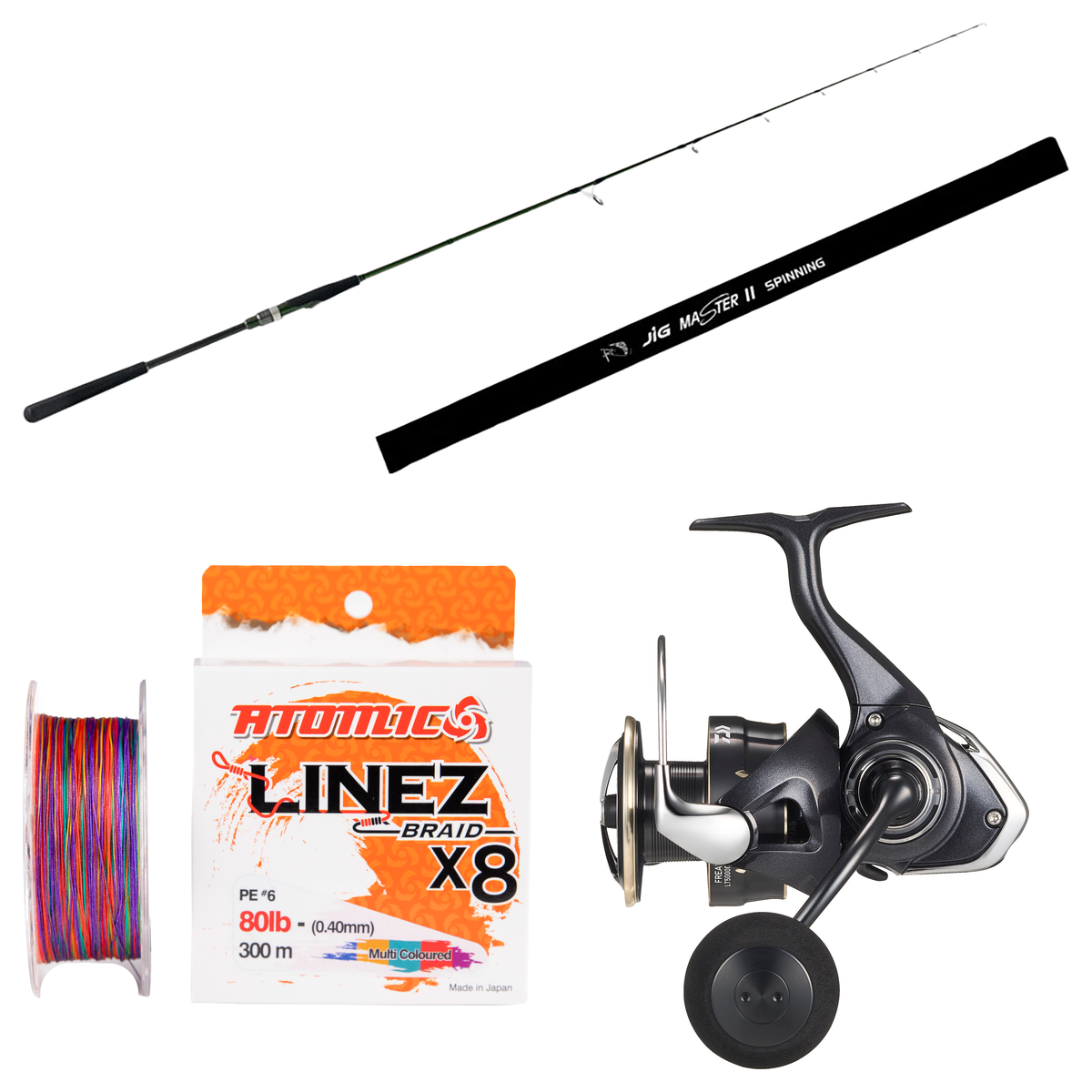 Daiwa - 26 FREAMS LT5000D-CXH + Assassin - Jigmaster II Slow 6H-S Jigging Combo