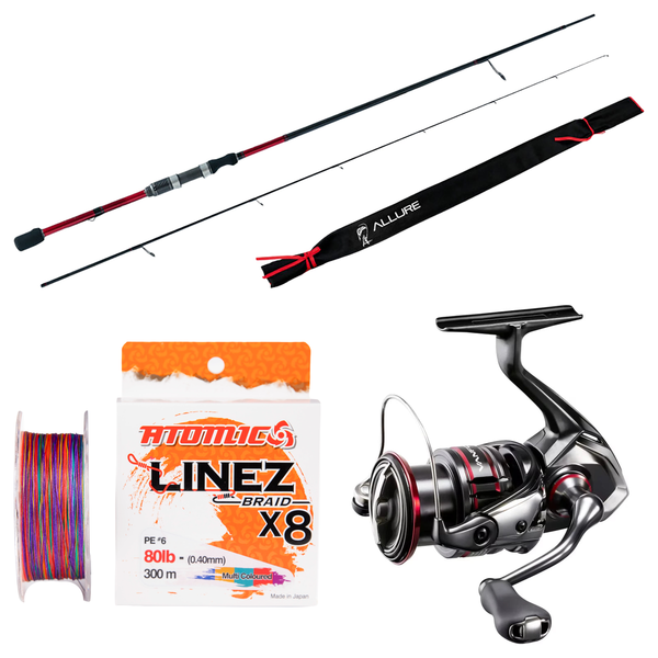 Shimano - VANFORD 2500HG + Assassin - Allure Spin 7MH-2 Softbaiting Combo