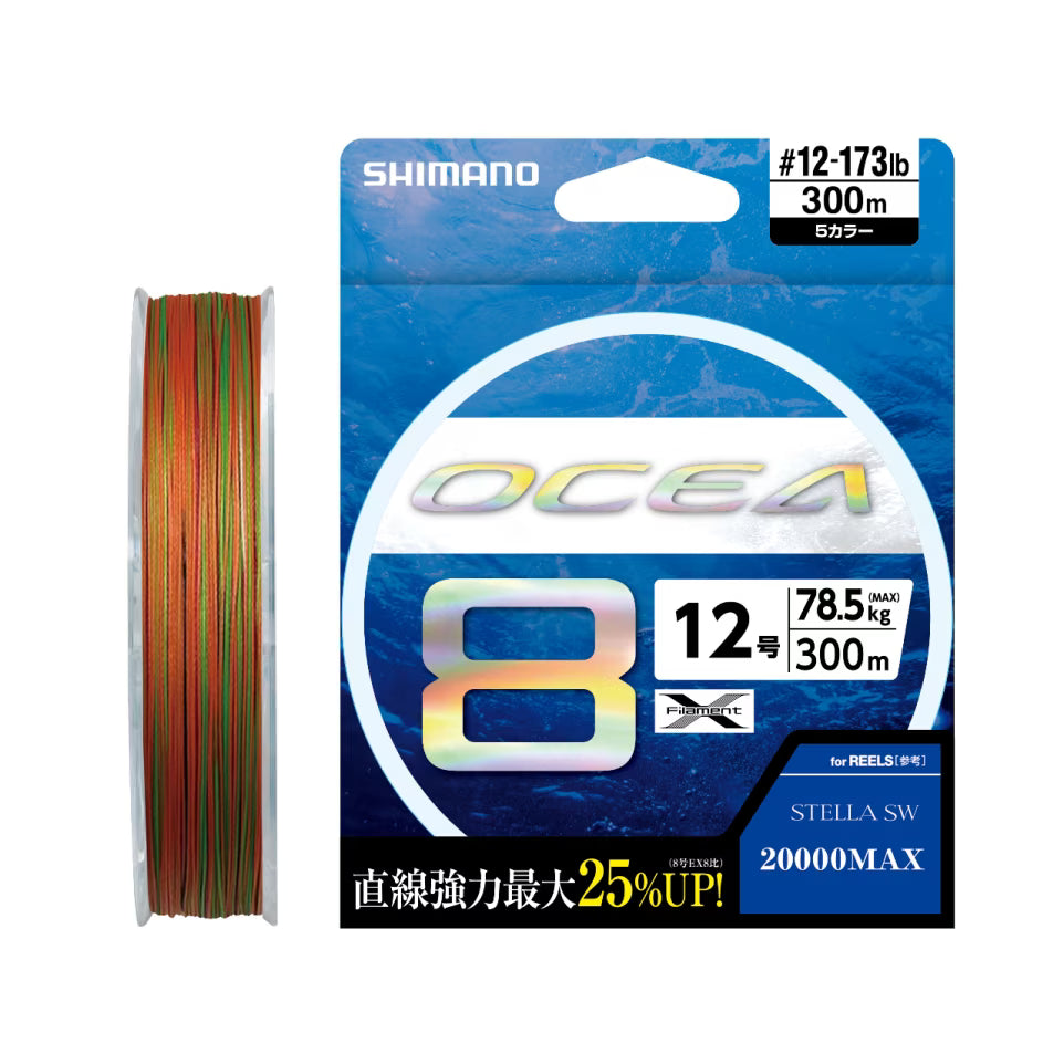 Shimano OCEA 8 Braid - Premium Jigging Line | NZ – Monster Fishing