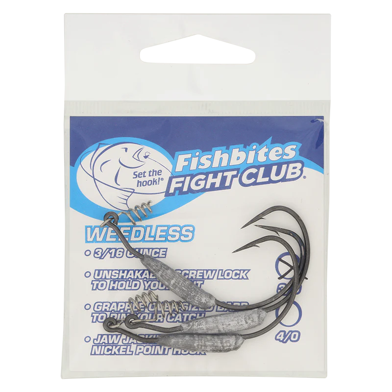 Fishbites - Fight Club Weighted Worm Hook