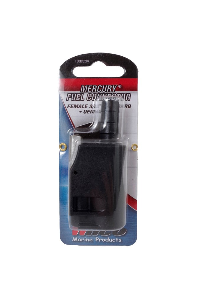 Hutchwilco - Mecury Female Fuel Hose Connect 2 Prong 3/8" Barb Tank End