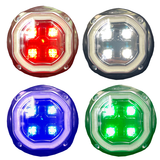 Wilco - Multi Colour HD Round Aluminium Underwater RGBW LED Lights