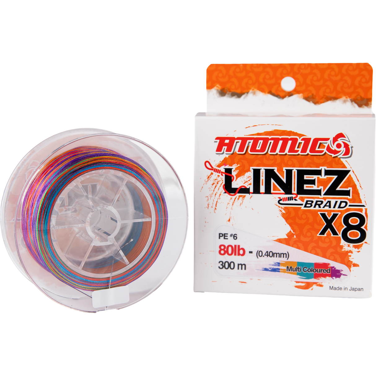 Atomic - Linez Braid 8X Multi Colour