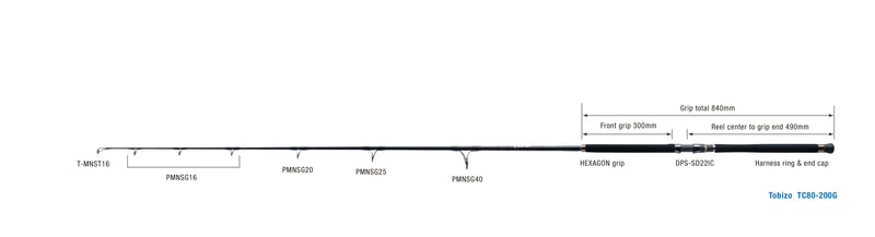 Zenaq - Tobizo TC80-200G Topwater Rod