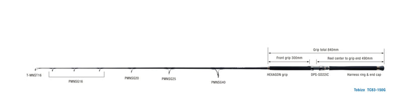Zenaq - Tobizo TC83-150G Topwater Rod