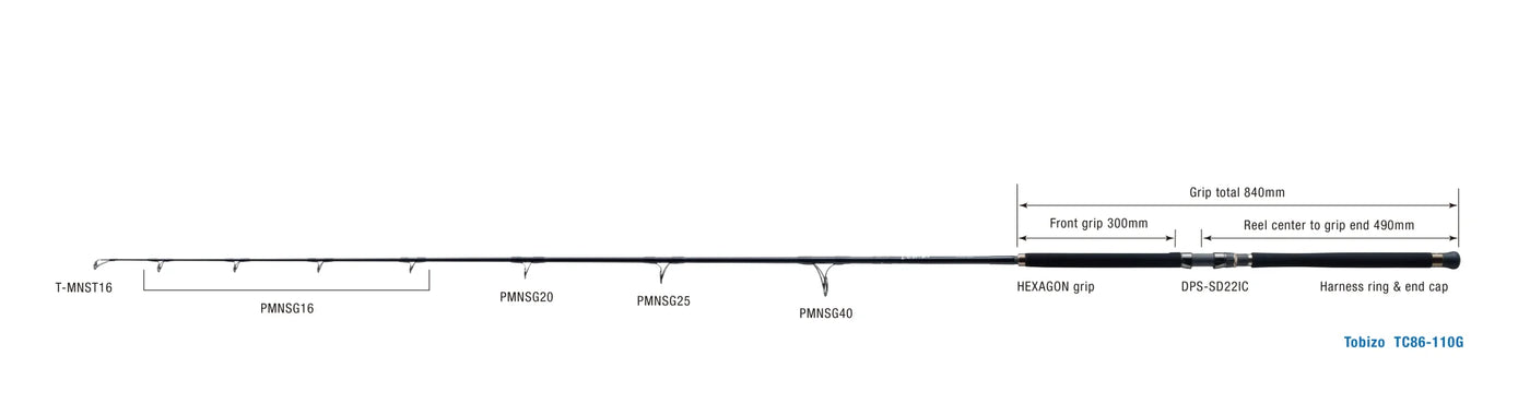Zenaq - Tobizo TC86-110G Topwater Rod