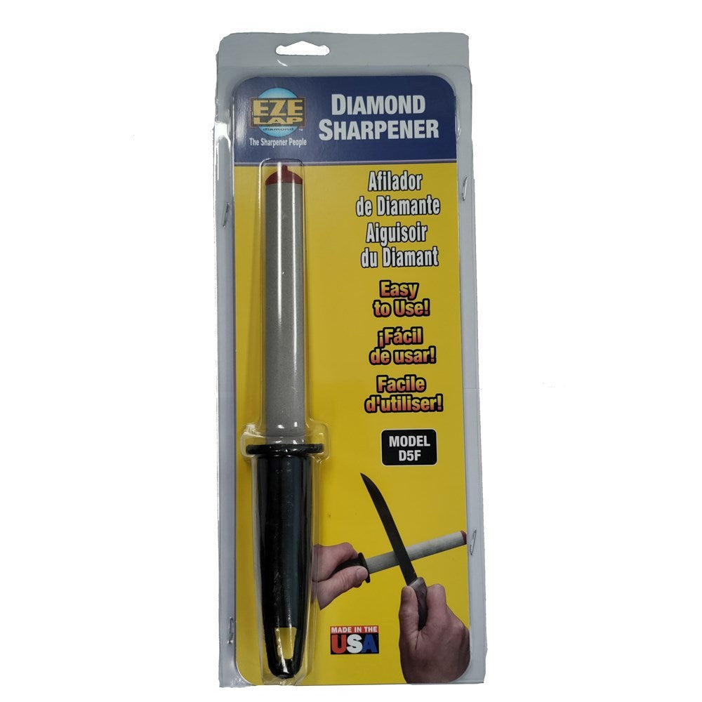 Eze-Lap D5F - 5'' Fine Oval Sharpener
