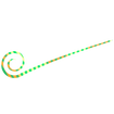 Hayabusa - Free Slide Necktie Spiral Curly Slim