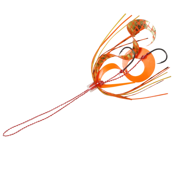 Hayabusa - Free Slide Hookset Spiral Curly Short