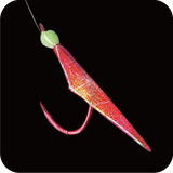Hayabusa - EX030 Hage Red Fish Skin Sabiki